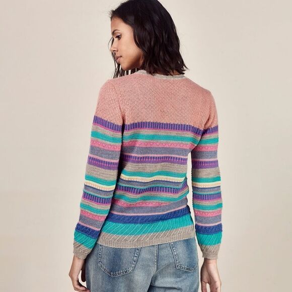 SOL Alpaca Norms Baby Alpaca Knit Sweater Size L - Picture 8 of 14